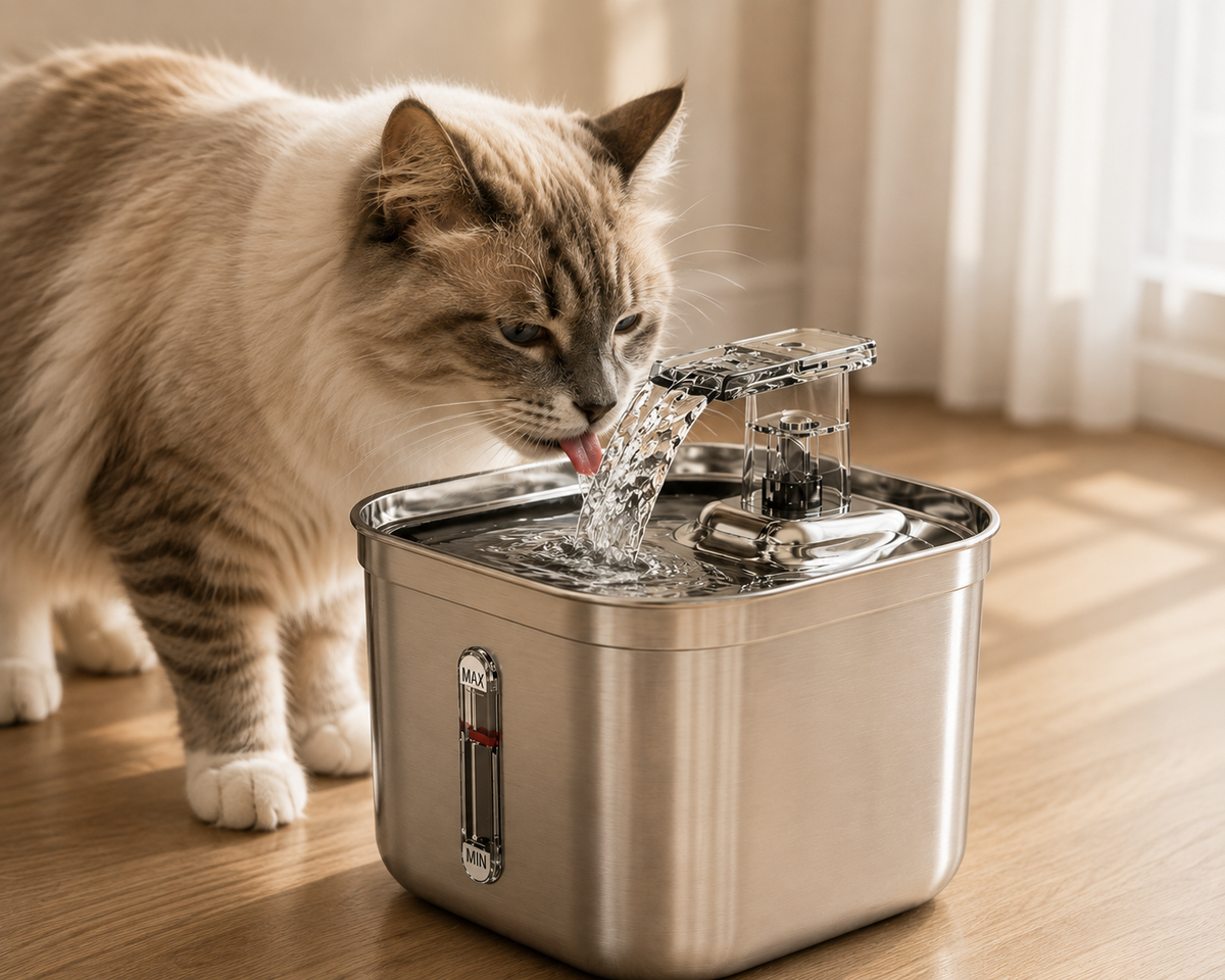 Trinkbrunnen mit Sensor von ENLIY, Ansicht 5